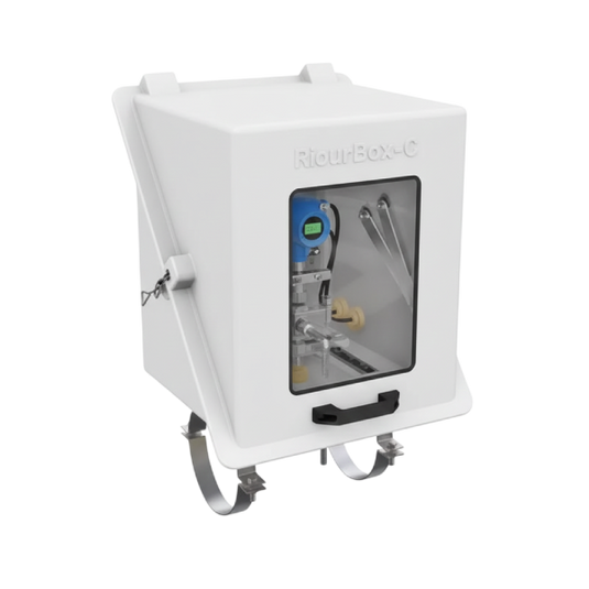 Diagonally Opening Fiberglass Enclosures RizurBox-С