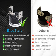 Dishwasher High Limit Thermostat Replacement Part by Blue Stars - Exact Fit for Whirlpool & Kenmore Dishwashers