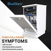 Dishwasher High Limit Thermostat Replacement Part by Blue Stars - Exact Fit for Whirlpool & Kenmore Dishwashers