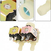 DC 12V Dual Head Water Inlet Solenoid Valve for Washing Machine Normally Closed DN20 G3/4