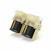 DC 12V Dual Head Water Inlet Solenoid Valve for Washing Machine Normally Closed DN20 G3/4