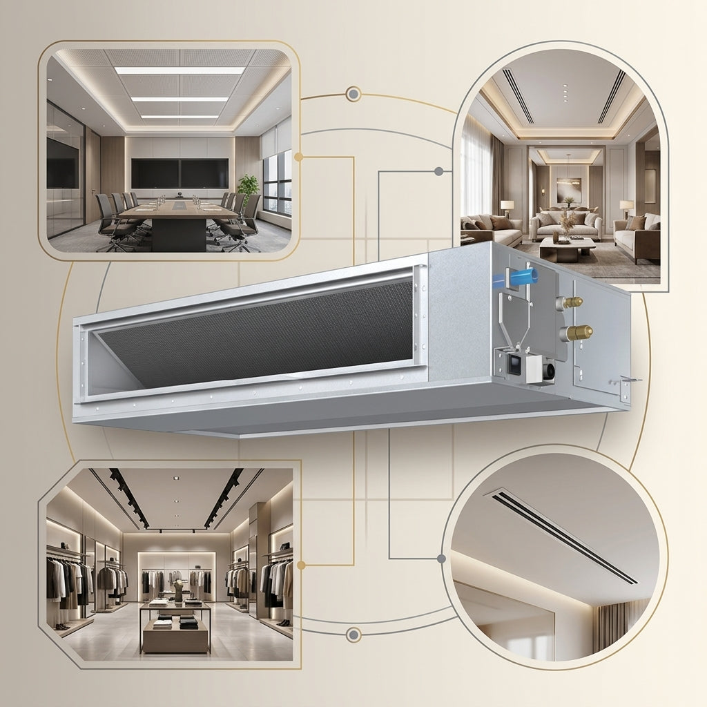 Daikin Ducted Splits for VRV Systems 2.0 Ton 7.0 kW 2.6 HP 24,000 Btu/h FXMQ63PBV1