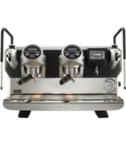 FAEMA E71 E 2 Group Espresso Machine - White & Gold