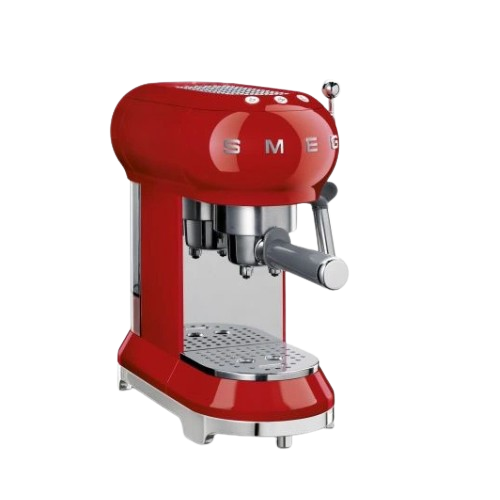 Smeg Espresso Coffee Machine, ECF01RDUK
