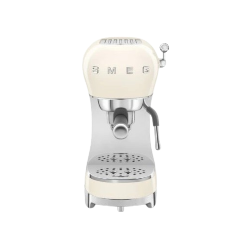 Smeg Espresso Coffee Machine with Steam Wand, ECF02CRUK