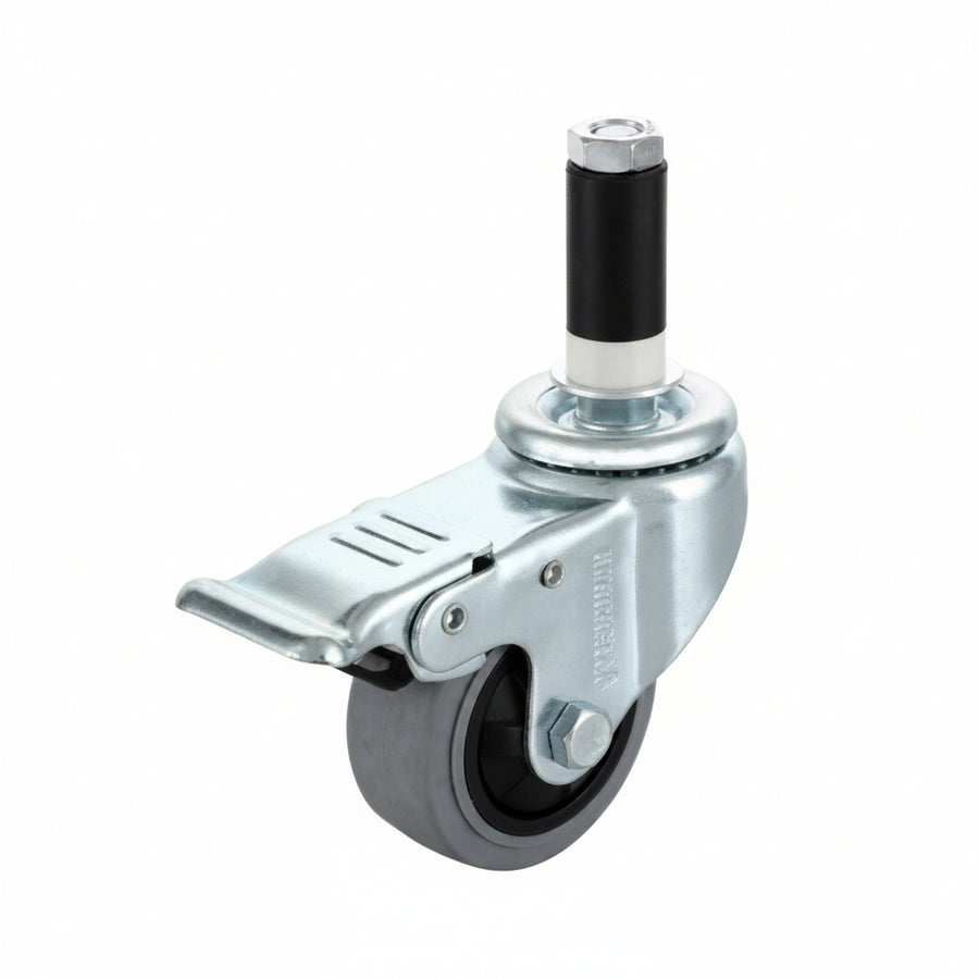 Swivel Stem Mount Caster with brake W-3ESB 3
