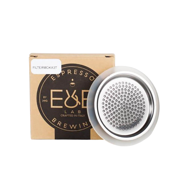 E&B Moka Filter – Stainless Steel Filter 3 Cup