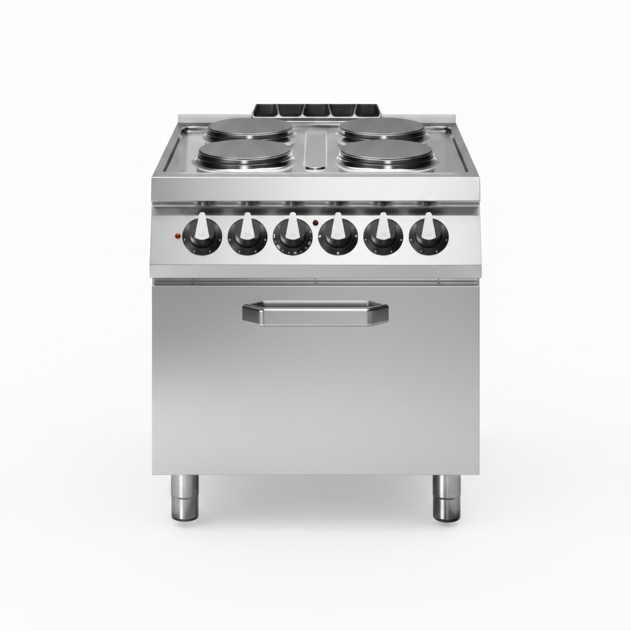 Electric Cooker On Oven