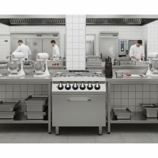 Electric Cooker On Oven