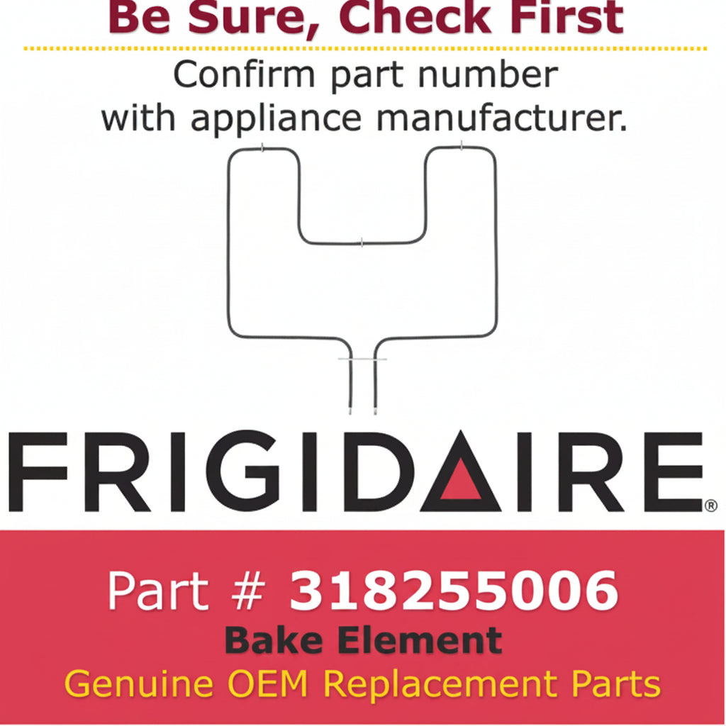 Electrolux Frigidaire Element Replacement, Black 318255006