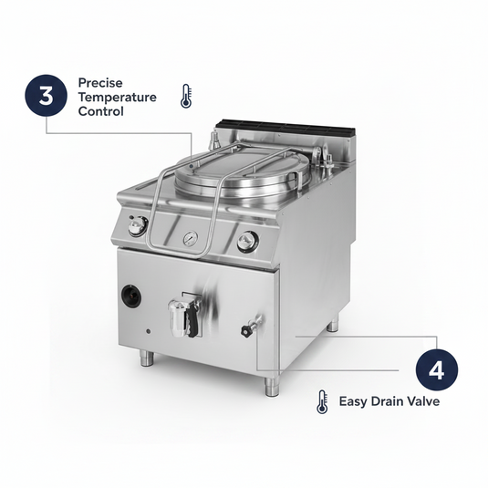 Modular ELECTRIC BOILING PAN F70/70PGI/50