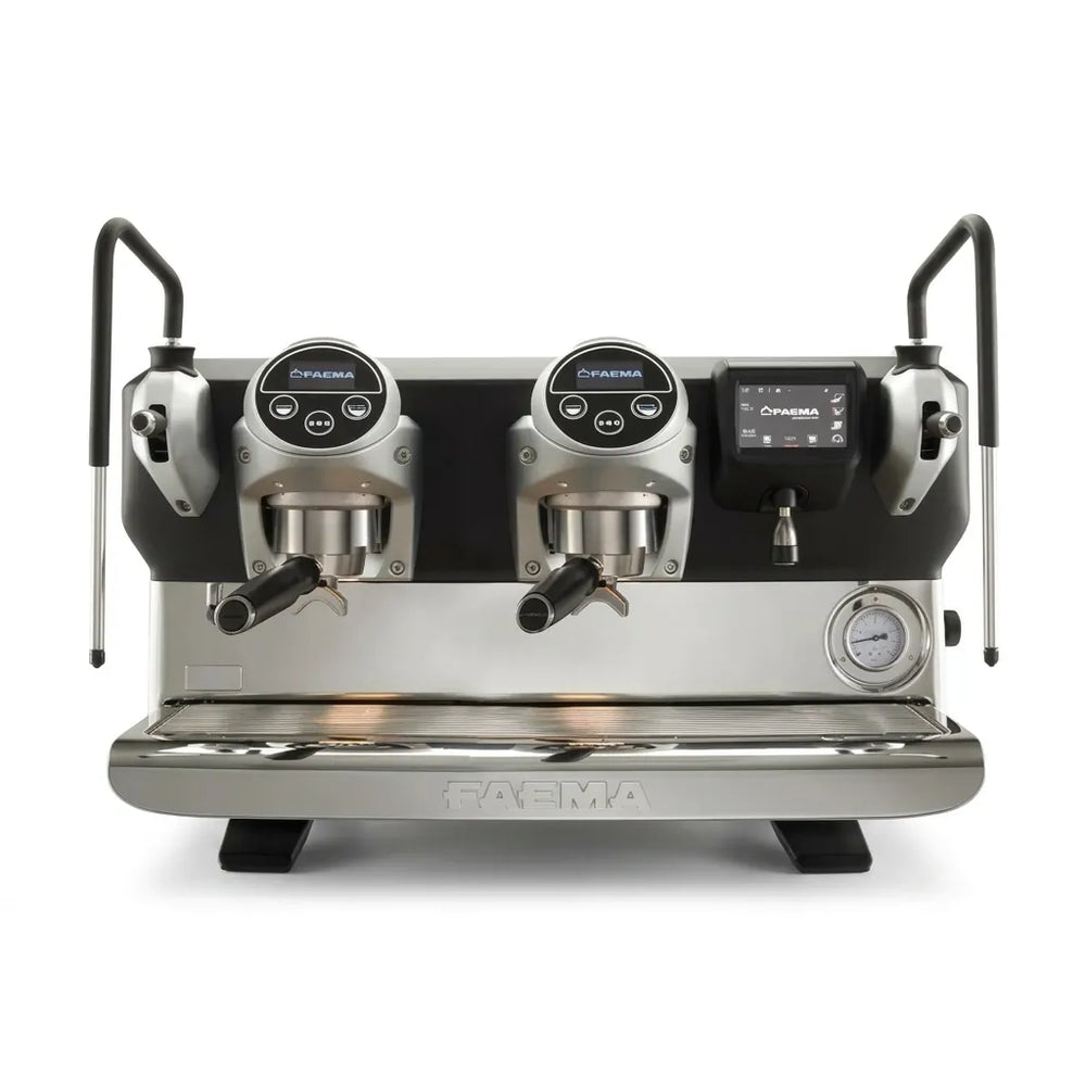 Faema E71 E 2 Group Espresso Machine - White & Gold