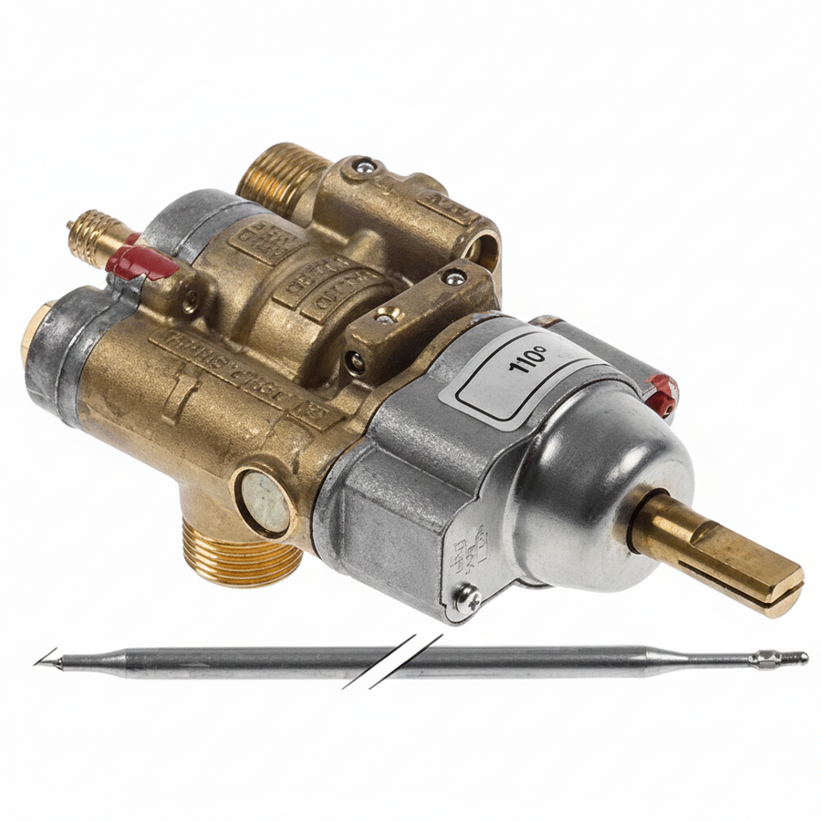 Gas thermostat PEL type 24ST 55-110°C gas inlet M20x1.5 tube ø 12mm