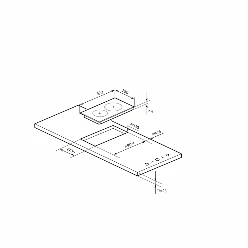 Load image into Gallery viewer, Millen MIH 302 BL 2 30cm Built-in Induction Hob 3500W, 3 Year Warranty
