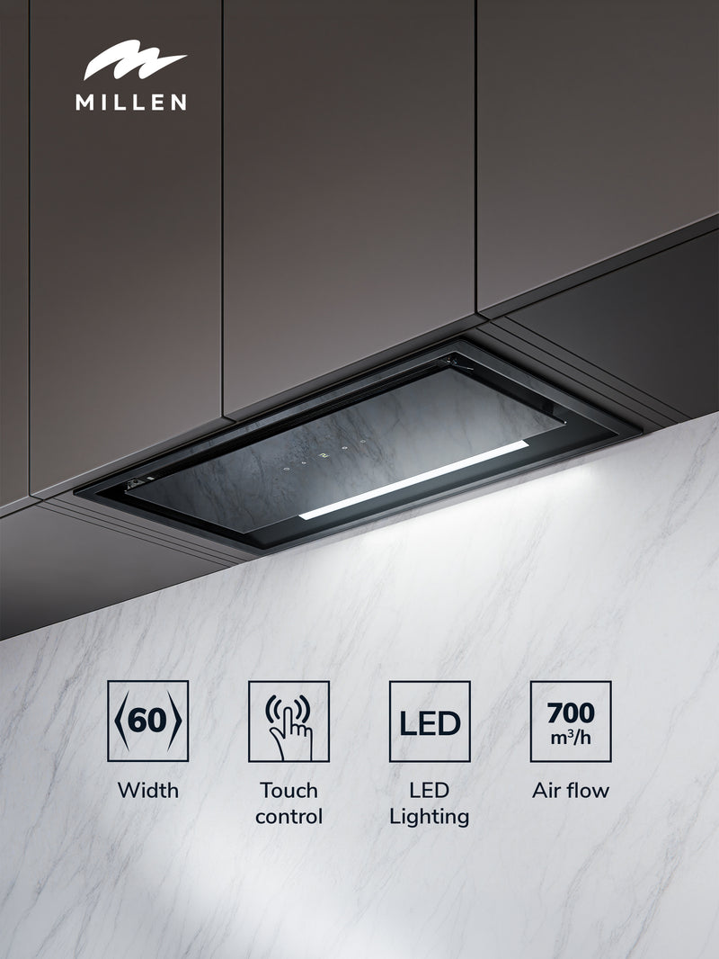 Load image into Gallery viewer, Millen Kitchen Hood HYPER M 600 GS BL
