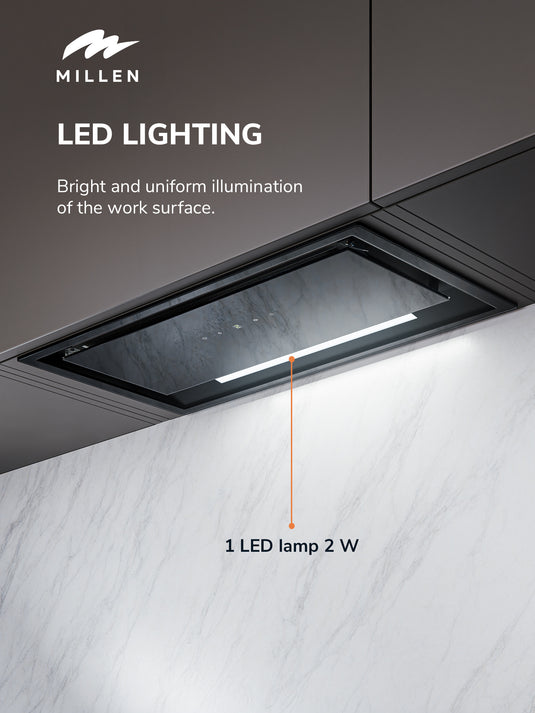 Millen Kitchen Hood HYPER M 600 GS BL
