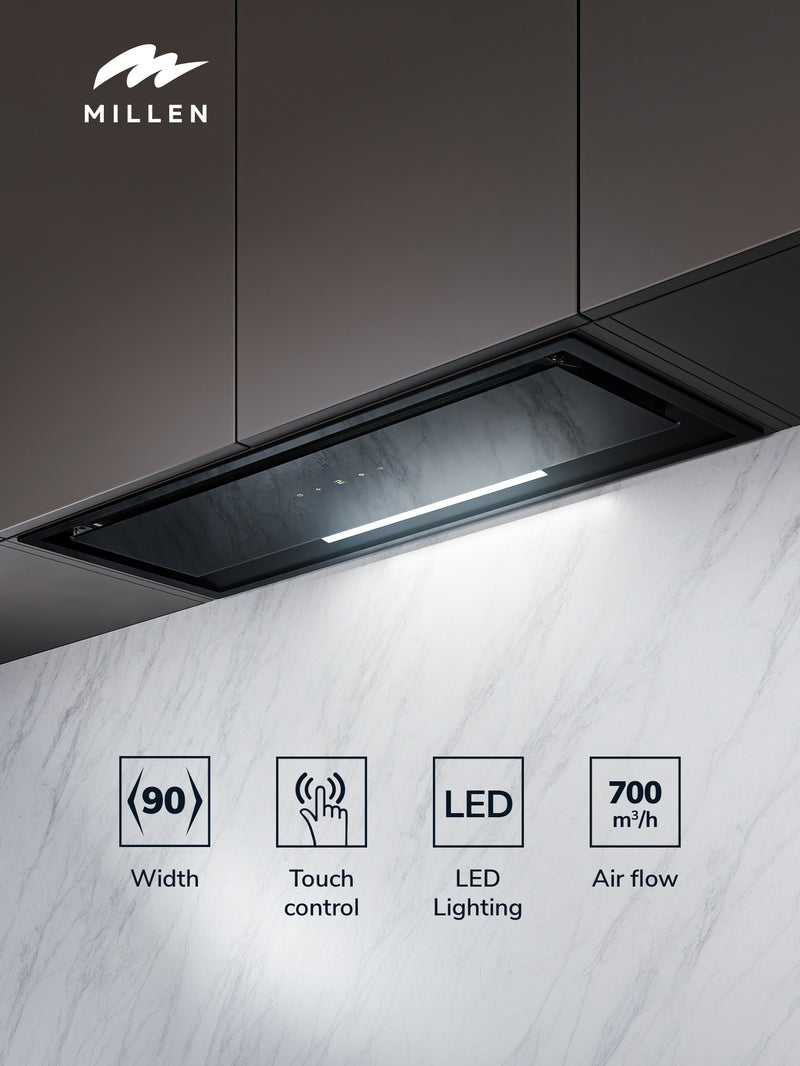 Load image into Gallery viewer, Millen Kitchen Hood HYPER M 900 GS BL
