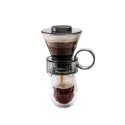 Clever NEW Coffee Dripper Official, Glass Style Coffee Maker Hassle-Free Ways Make Manual Pour Over Coffee & Cold Brew, 18 Fl Oz.