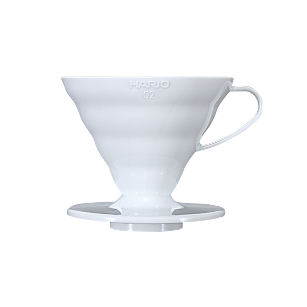Hario Ceramic Coffee Dripper V60-02 VDCR-02-W Enhances water flow