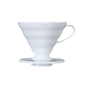 Hario Ceramic Coffee Dripper V60-02 VDCR-02-W Enhances water flow