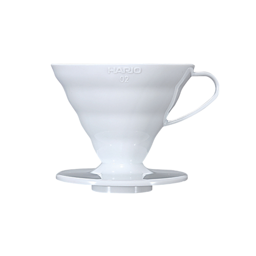Hario Ceramic Coffee Dripper V60-02 VDCR-02-W Enhances water flow