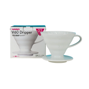 Hario Ceramic Coffee Dripper V60-02 VDCR-02-W Enhances water flow