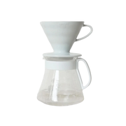 Hario V60 Glass Coffee Brewing Kit S-VGBK-02-T 600ml: Complete Pour Over Set