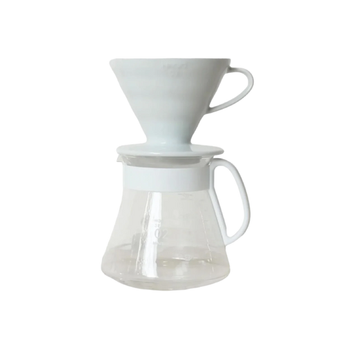 Hario V60 Glass Coffee Brewing Kit S-VGBK-02-T 600ml: Complete Pour Over Set