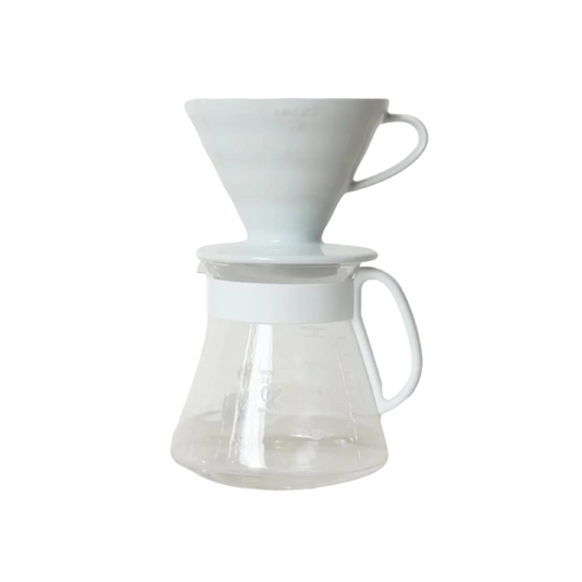 Hario V60 Glass Coffee Brewing Kit S-VGBK-02-T 600ml: Complete Pour Over Set