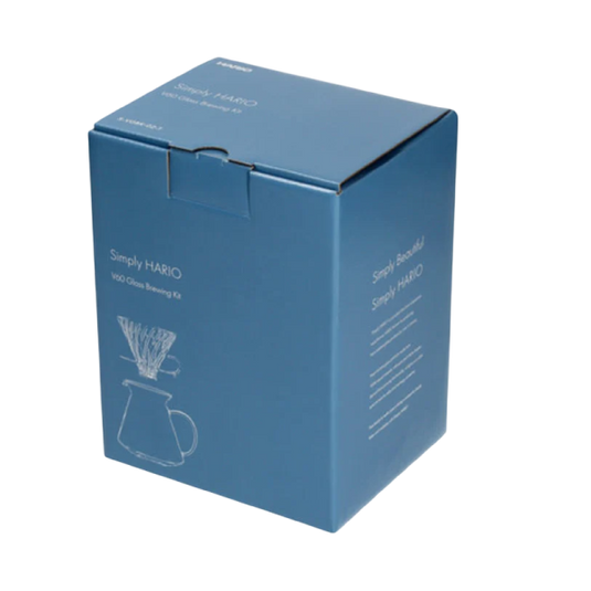 Hario V60 Glass Coffee Brewing Kit S-VGBK-02-T 600ml: Complete Pour Over Set