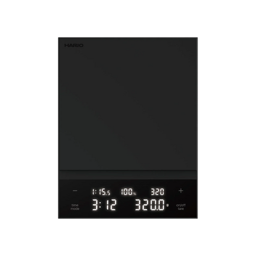 Hario Coffee Scale Polaris CST-2000-B 2000g: Black/White with Timer & Ratio Function