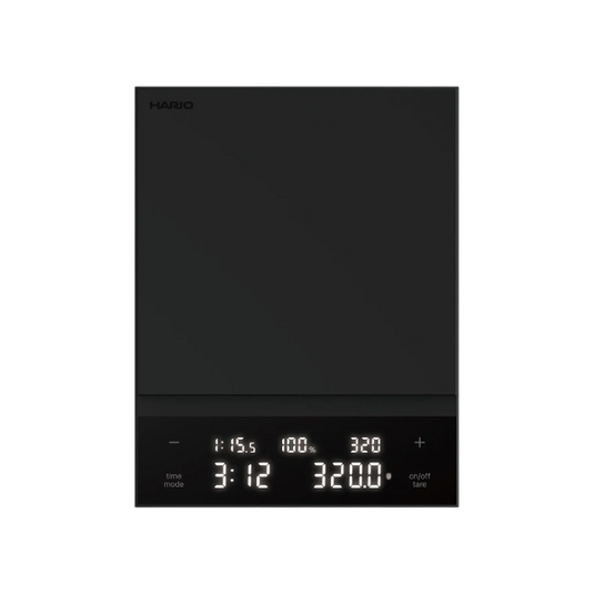 Hario Coffee Scale Polaris CST-2000-B 2000g: Black/White with Timer & Ratio Function