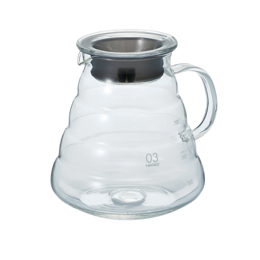 Hario V60 Range Coffee Server XGSR-80-TB 800ml: Clear glass