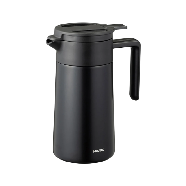 Load image into Gallery viewer, Hario Thermal Server Ceramic Coating CHP-600-W 600ml: Black/White exterior with matte finish
