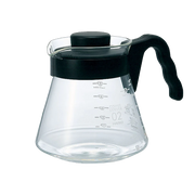 Hario V60 Coffee Server VCS-02B 700ml: With Heatproof glass Lid, Handle