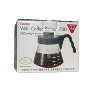 Hario V60 Coffee Server VCS-02B 700ml: With Heatproof glass Lid, Handle