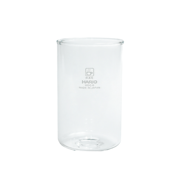 Replacement Hario cold dripper glass bowl made of high-quality heat-resistant glass for slow-drip coffee systems.
