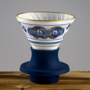 Hario Plum Motif Imari-Yaki Immersion switch dripper 02