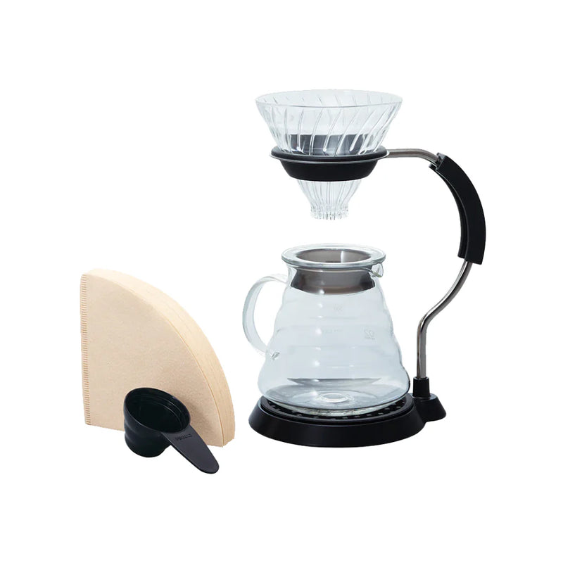 Load image into Gallery viewer, Hario V60 Arm Stand Glass Dripper Set

