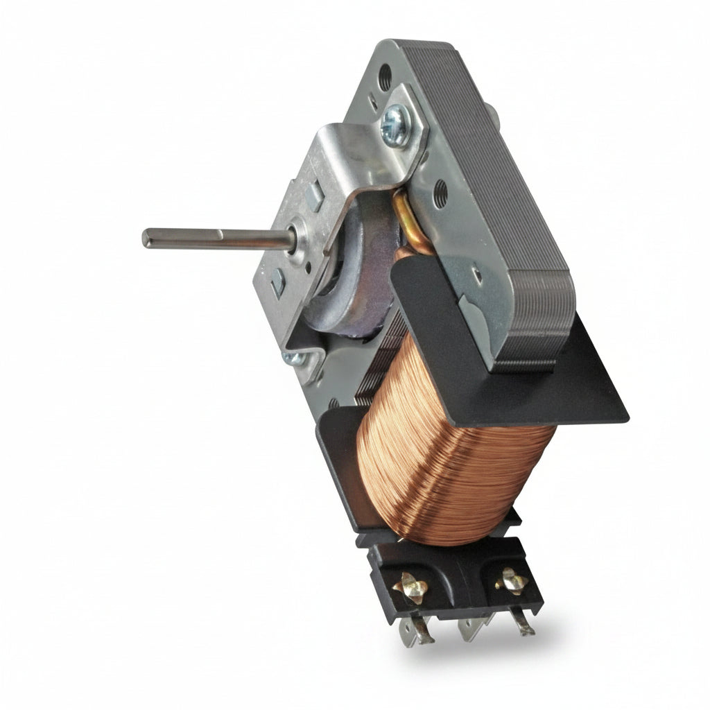 Microwave oven pin fan motor
