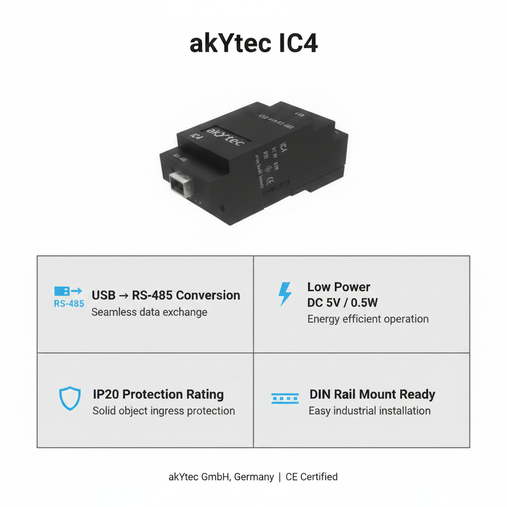 Akytec IC4 Converter USB-RS485