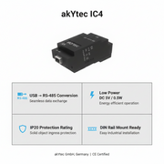 Akytec IC4 Converter USB-RS485
