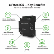 Akytec IC5 Repeater RS485