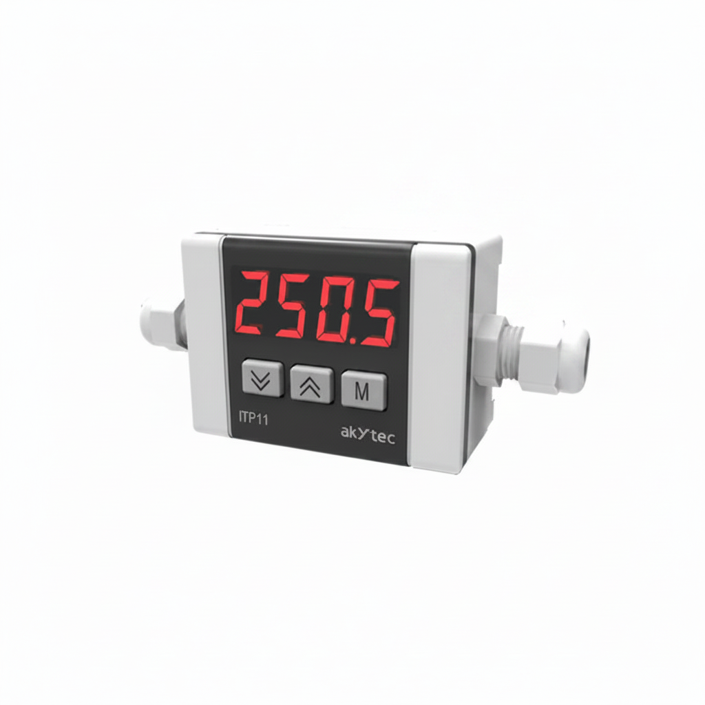 Akytec ITP11-R-W / ITP11-G-W Process Indicator 4-20 mA (Loop-Powered)