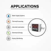 Akytec ITP11-R-W / ITP11-G-W Process Indicator 4-20 mA (Loop-Powered)