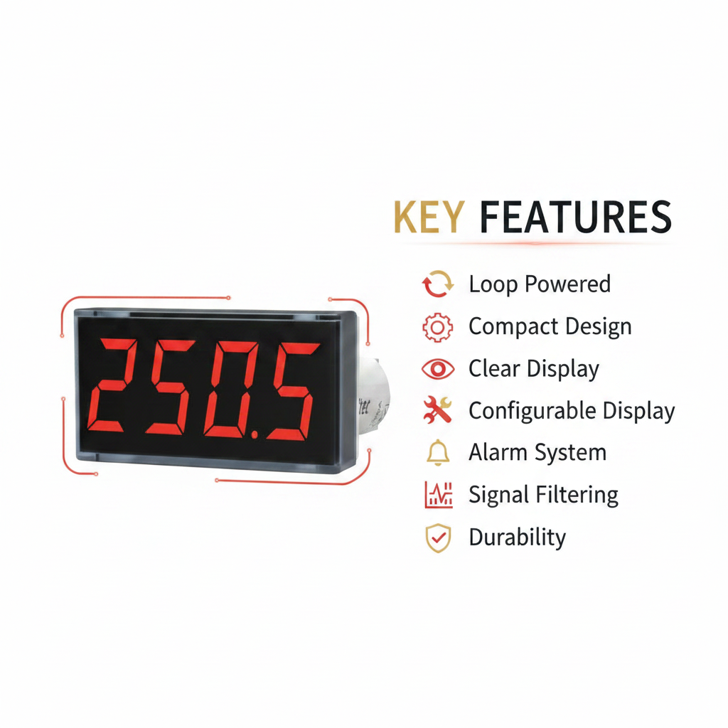 Akytec ITP11 / ITP11-G Loop Powered Indicator 4-20 mA