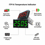 Akytec Temperature Indicator ITP16 / ITP16-G