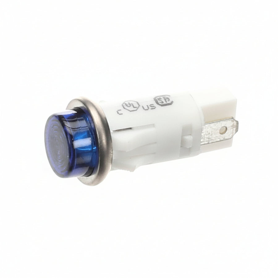 Indicator Light 18266, Round, Blue, 120V