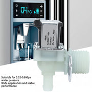 Inlet Water Valve, Lightweight Compact Size NC Electric Solenoid Valves for Drinking Fountain for Washing Machine