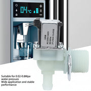 Inlet Water Valve, Plastic Solenoid Valves Stable Normally Closed for Washing Machine for Drinking Fountain